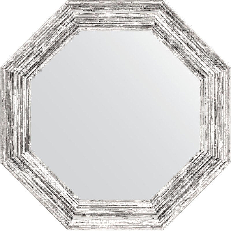Зеркало Evoform Octagon 53х53 BY 3736 в багетной раме - Серебряный дождь 70 мм