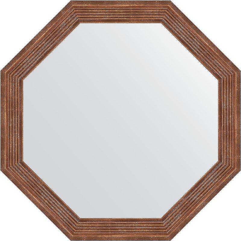 Зеркало Evoform Octagon 54х54 BY 3961 в багетной раме - Сухой тростник 51 мм