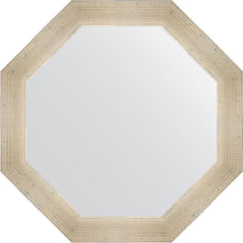 Зеркало Evoform Octagon 55х55 BY 3975 в багетной раме - Травленое серебро 59 мм