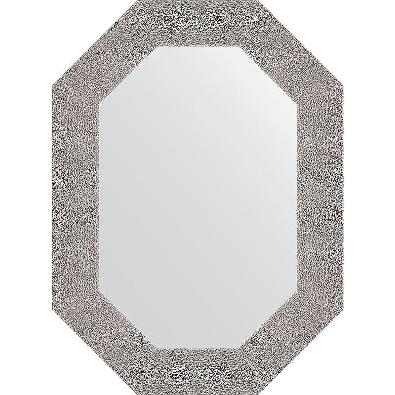 Зеркало Evoform Octagon 56x76 BY 7185 в багетной раме - Чеканка серебряная 90 мм