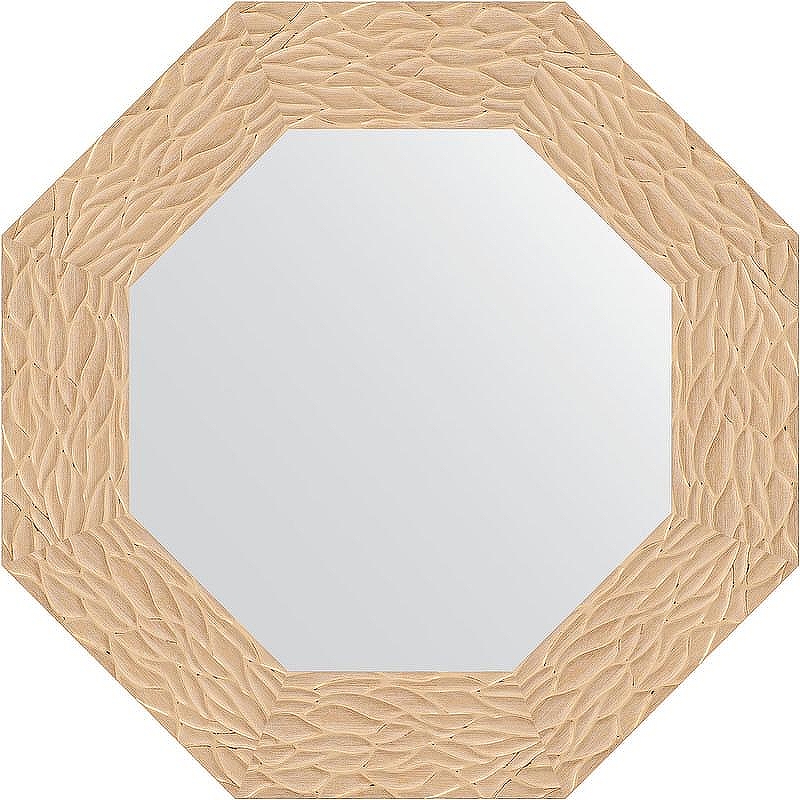 Зеркало Evoform Octagon 57х57 BY 3796 в багетной раме - Золотые дюны 90 мм