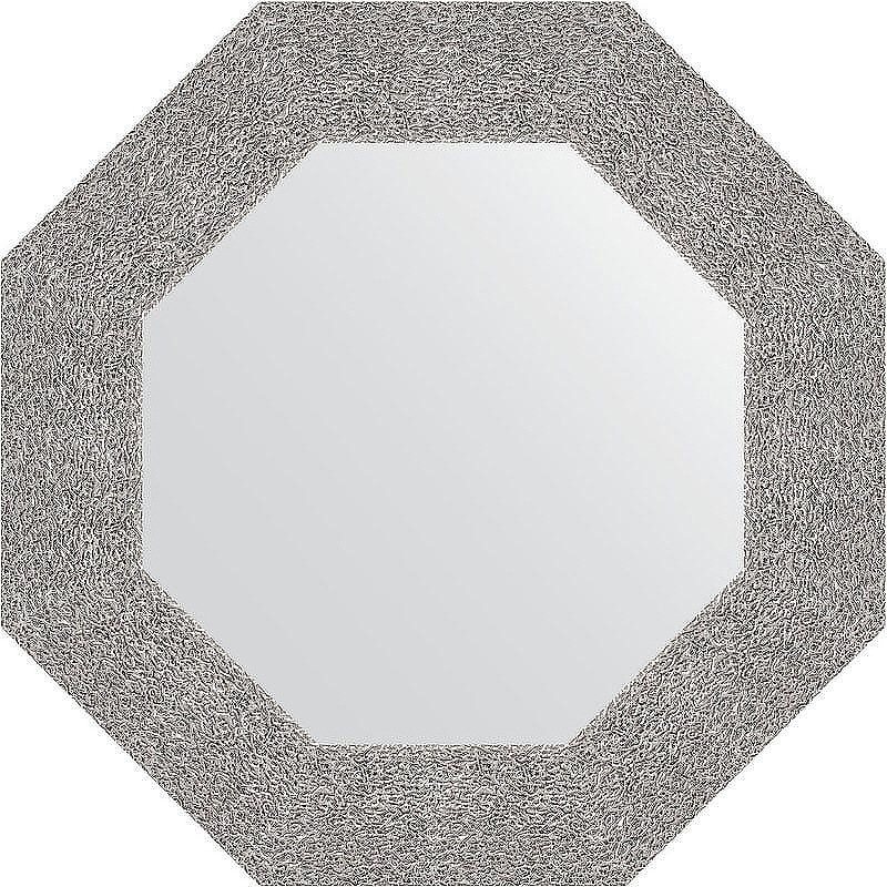 Зеркало Evoform Octagon 57х57 BY 3802 в багетной раме - Чеканка серебряная 90 мм