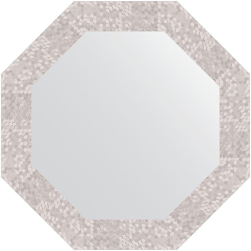 Зеркало Evoform Octagon 57х57 BY 7308 в багетной раме - Соты алюминий 70 мм
