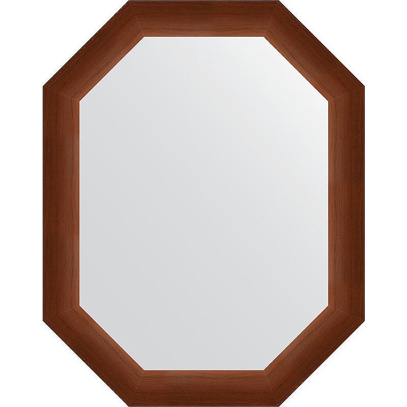 Зеркало Evoform Octagon 57x72 BY 7074 в багетной раме - Орех 65 мм