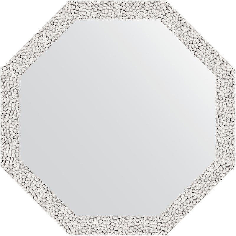 Зеркало Evoform Octagon 58х58 BY 3677 в багетной раме - Чеканка белая 46 мм