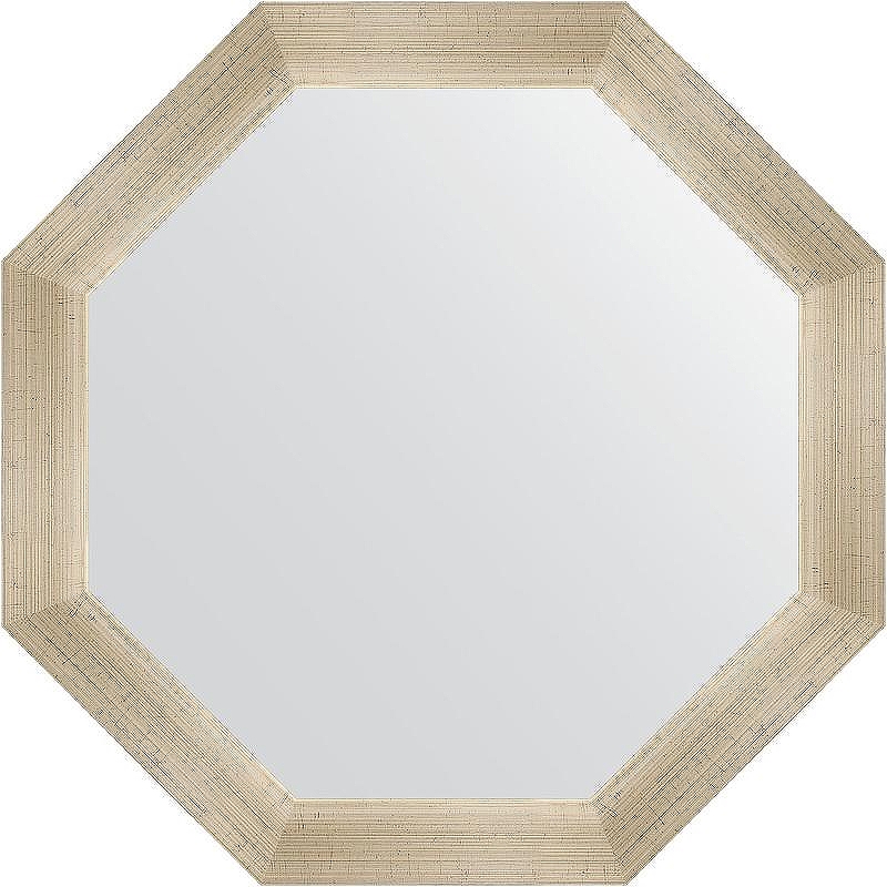 Зеркало Evoform Octagon 60х60 BY 3704 в багетной раме - Травленое серебро 59 мм