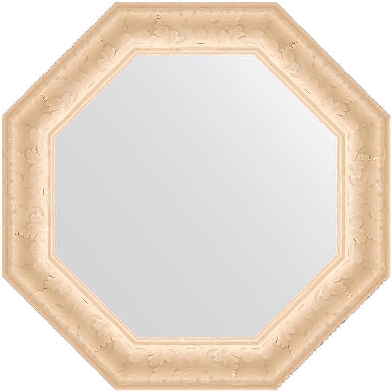 Зеркало Evoform Octagon 60х60 BY 7330 в багетной раме - Старый гипс 82 мм
