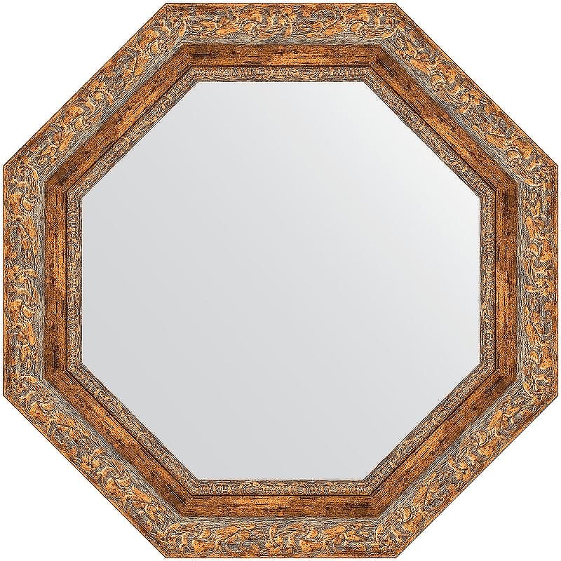 Зеркало Evoform Octagon 60х60 BY 7336 в багетной раме - Виньетка античная бронза 85 мм