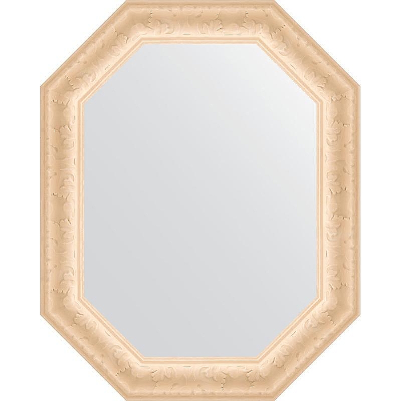 Зеркало Evoform Octagon 60x75 BY 7142 в багетной раме - Старый гипс 82 мм