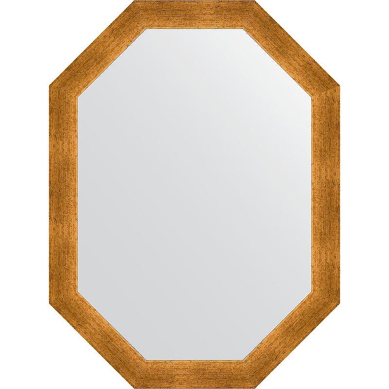 Зеркало Evoform Octagon 60x80 BY 7039 в багетной раме - Травленое золото 59 мм