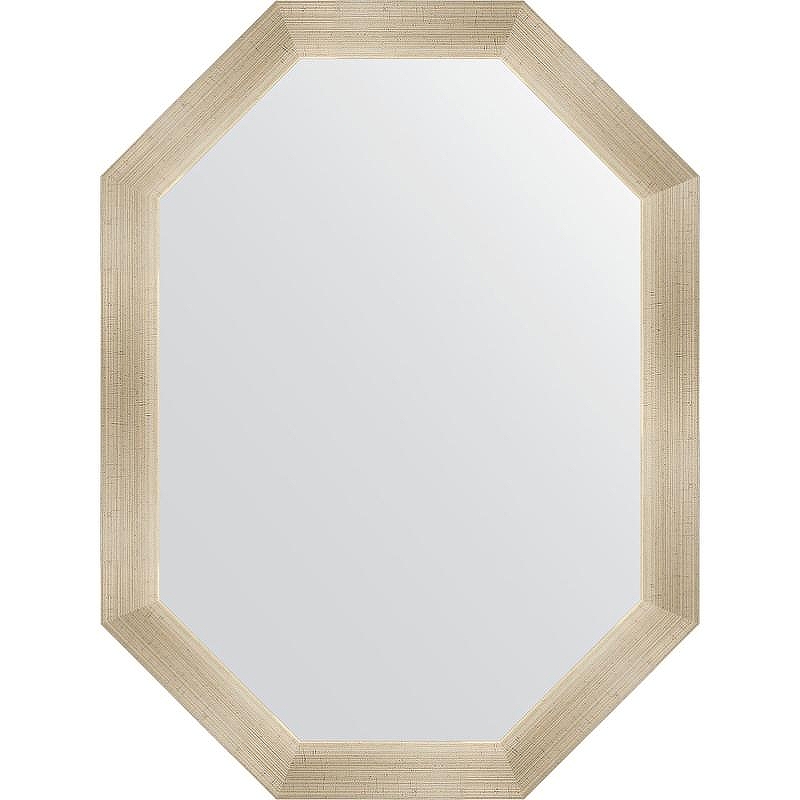 Зеркало Evoform Octagon 60x80 BY 7043 в багетной раме - Травленое серебро 59 мм