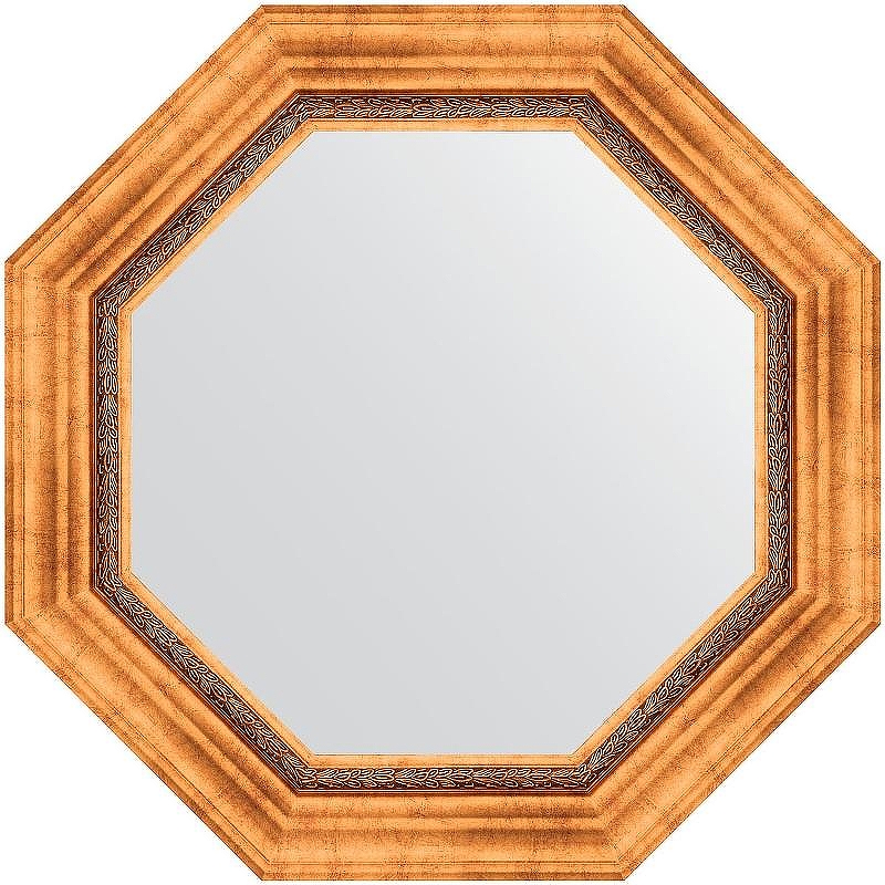 Зеркало Evoform Octagon 61х61 BY 7340 в багетной раме - Римское золото 88 мм