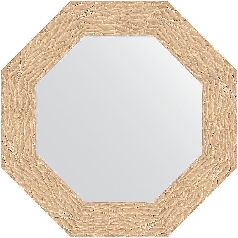 Зеркало Evoform Octagon 61х61 BY 7348 в багетной раме - Золотые дюны 90 мм