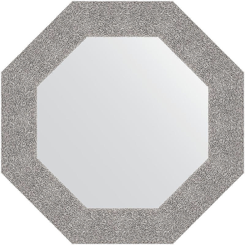Зеркало Evoform Octagon 61х61 BY 7352 в багетной раме - Чеканка серебряная 90 мм