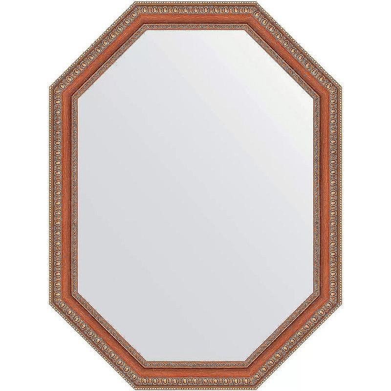 Зеркало Evoform Octagon 61х81 BY 7055 в багетной раме - Бронзовые бусы на дереве 60 мм