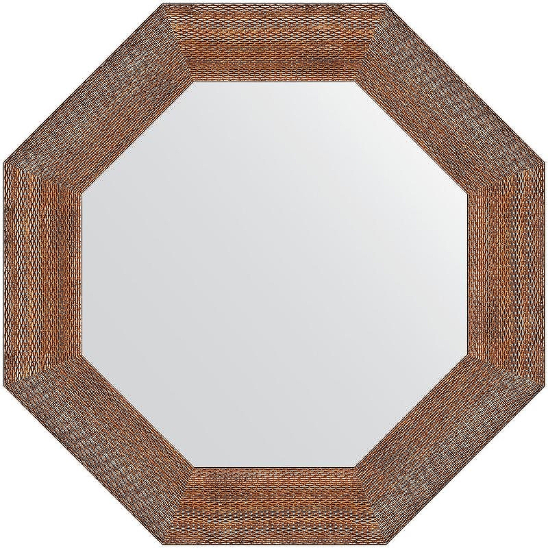 Зеркало Evoform Octagon 61x61 BY 7406 в багетной раме - Медная кольчуга 88 мм