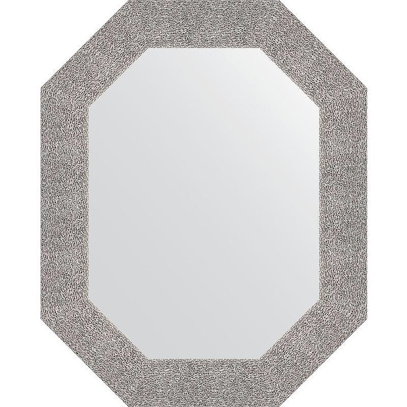 Зеркало Evoform Octagon 61x76 BY 7186 в багетной раме - Чеканка серебряная 90 мм