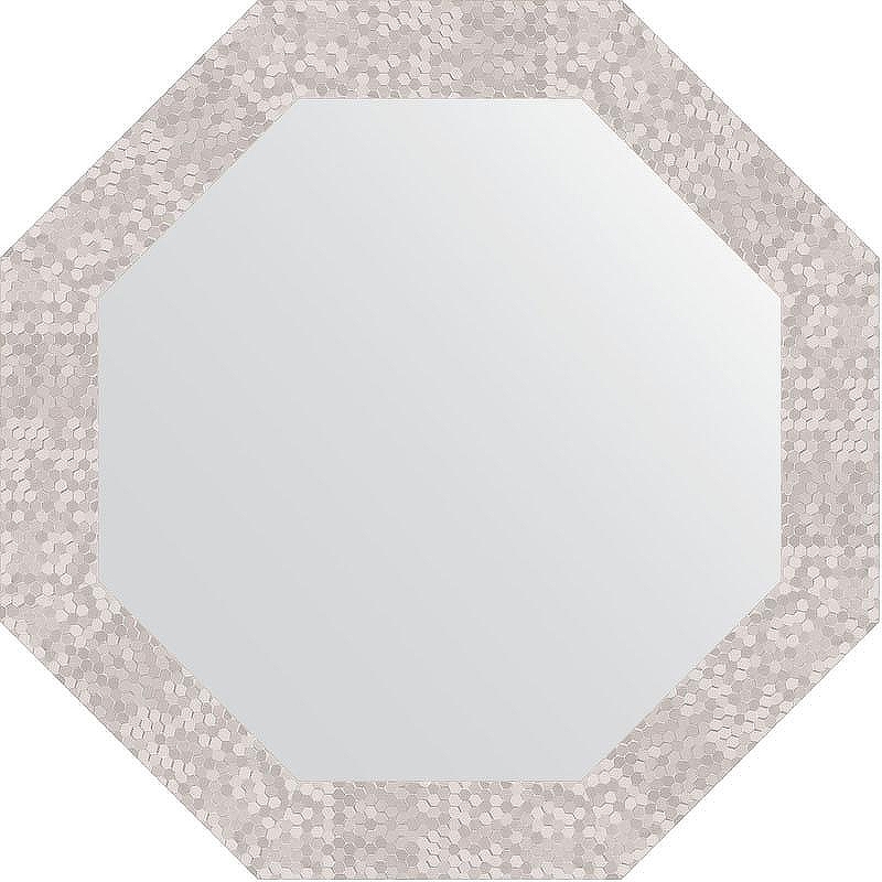 Зеркало Evoform Octagon 63х63 BY 3746 в багетной раме - Соты алюминий 70 мм