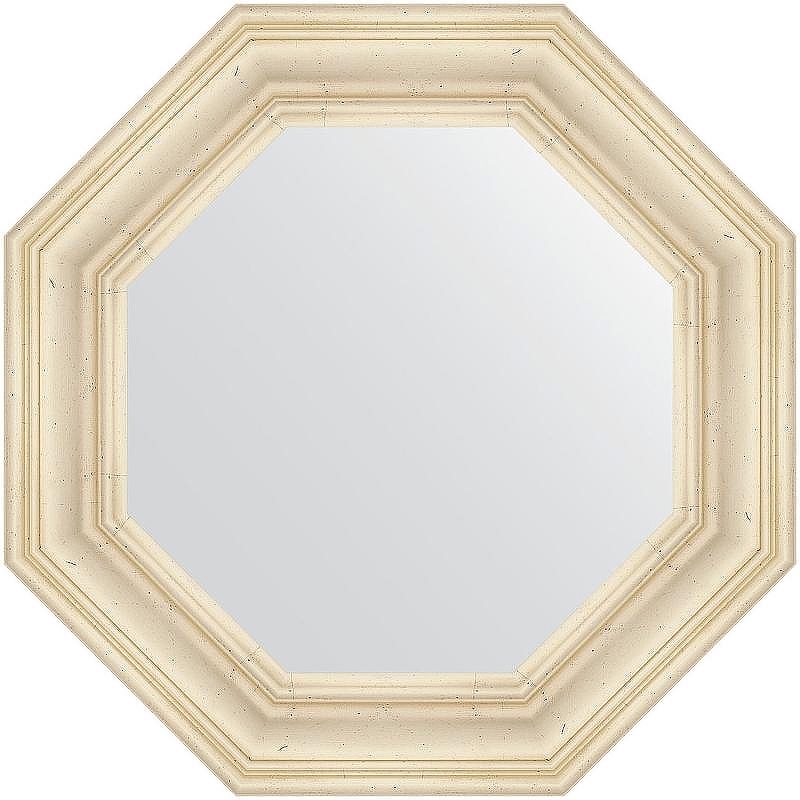 Зеркало Evoform Octagon 64х64 BY 7364 в багетной раме - Травленое серебро 99 мм