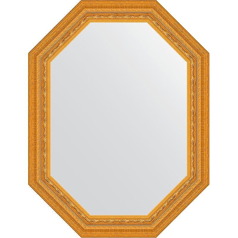 Зеркало Evoform Octagon 64x84 BY 7135 в багетной раме - Сусальное золото 80 мм