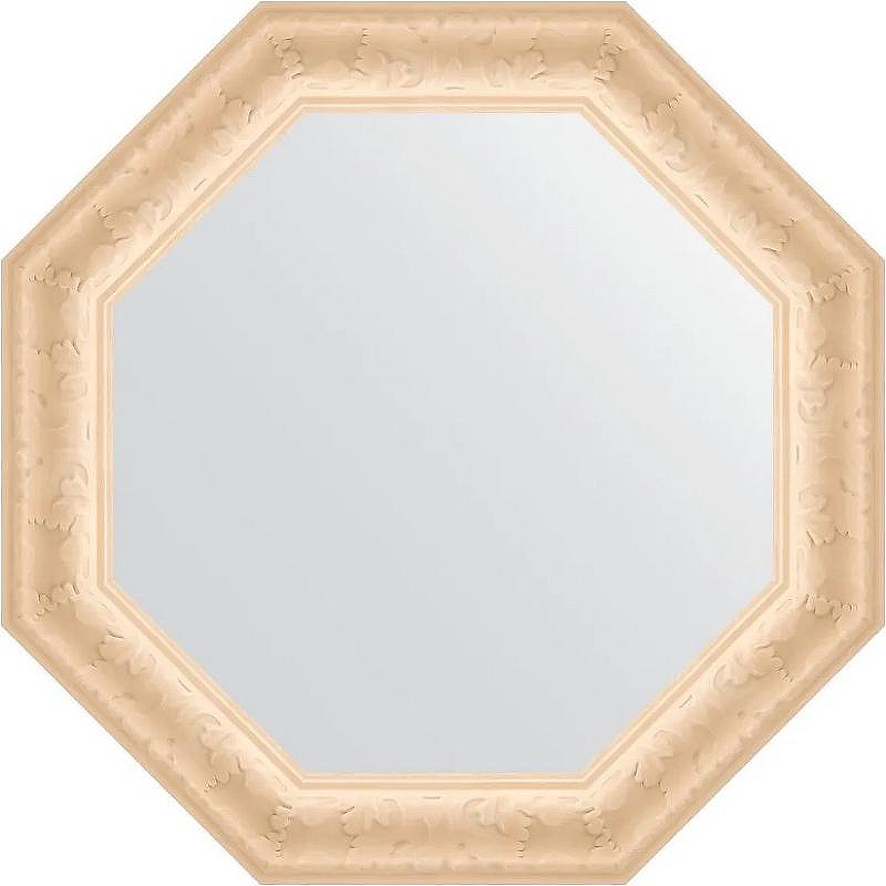Зеркало Evoform Octagon 65х65 BY 3770 в багетной раме - Старый гипс 82 мм