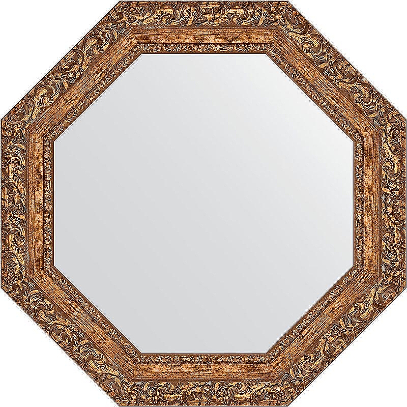 Зеркало Evoform Octagon 65х65 BY 3773 в багетной раме - Виньетка бронзовая 85 мм
