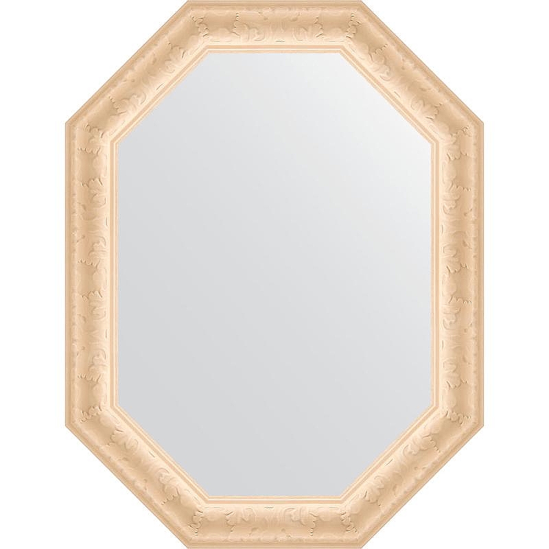 Зеркало Evoform Octagon 65x85 BY 7143 в багетной раме - Старый гипс 82 мм