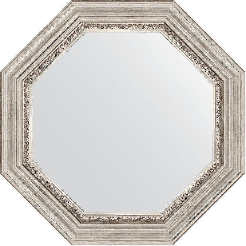 Зеркало Evoform Octagon 67х67 BY 3788 в багетной раме - Римское серебро 88 мм
