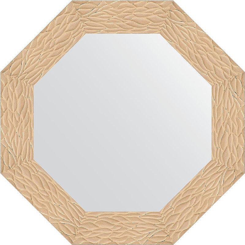Зеркало Evoform Octagon 67х67 BY 3797 в багетной раме - Золотые дюны 90 мм