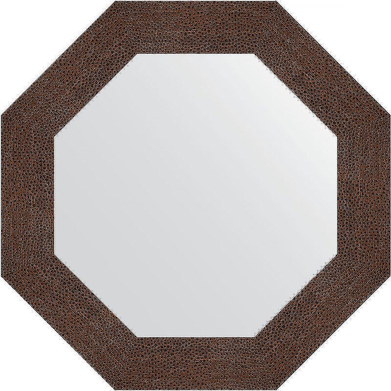 Зеркало Evoform Octagon 67х67 BY 3806 в багетной раме - Бронзовая лава 90 мм
