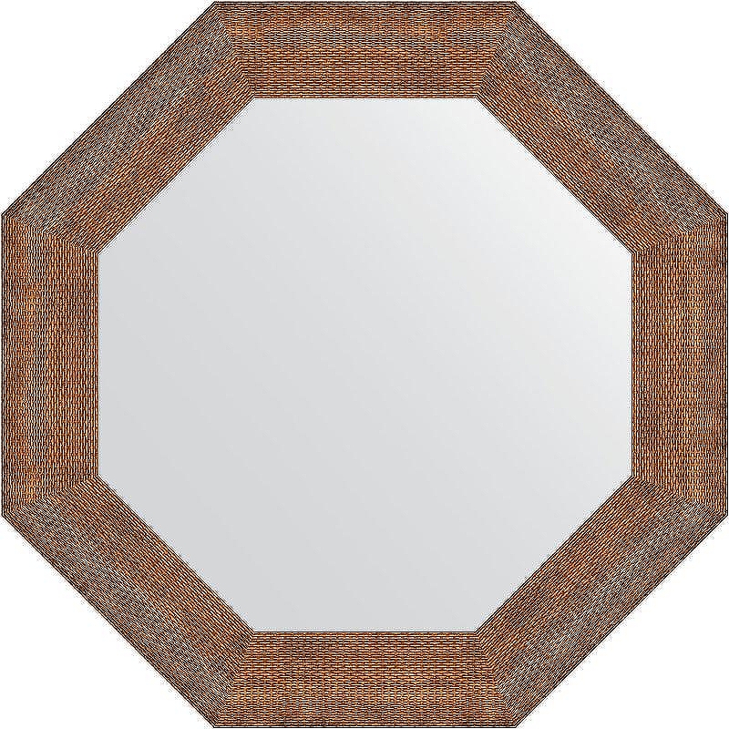 Зеркало Evoform Octagon 67х67 BY 3881 в багетной раме - Медная кольчуга 88 мм