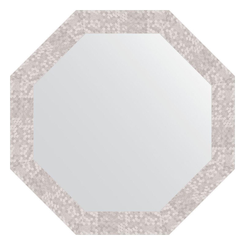 Зеркало Evoform Octagon 67х67 BY 7311 в багетной раме - Соты алюминий 70 мм