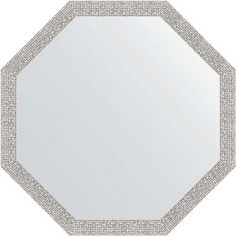 Зеркало Evoform Octagon 68х68 BY 3681 в багетной раме - Мозаика хром 46 мм