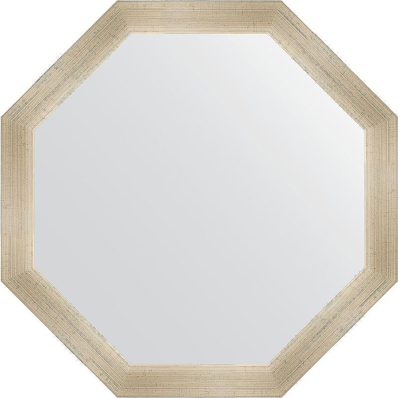 Зеркало Evoform Octagon 70х70 BY 3705 в багетной раме - Травленое серебро 59 мм