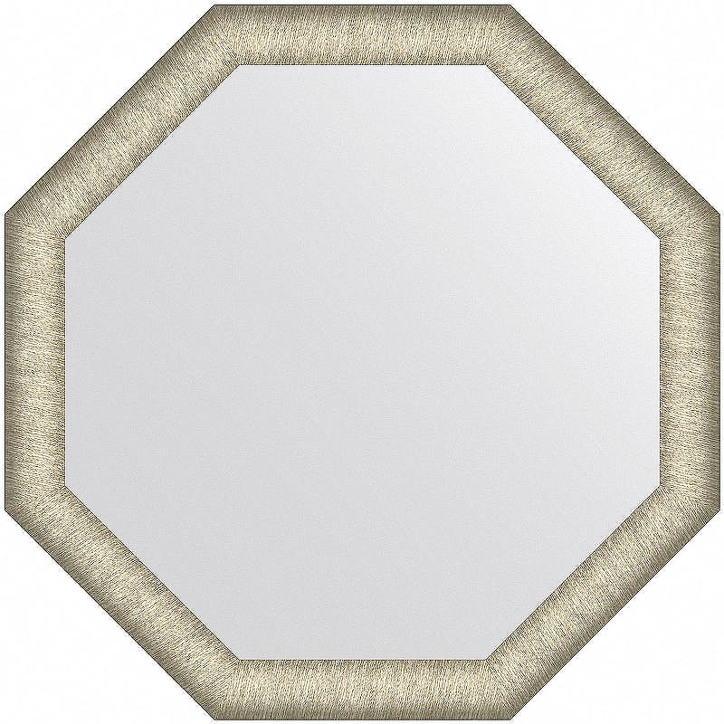 Зеркало Evoform Octagon 70x70 BY 7423 в багетной раме - Брашированное серебро 59 мм
