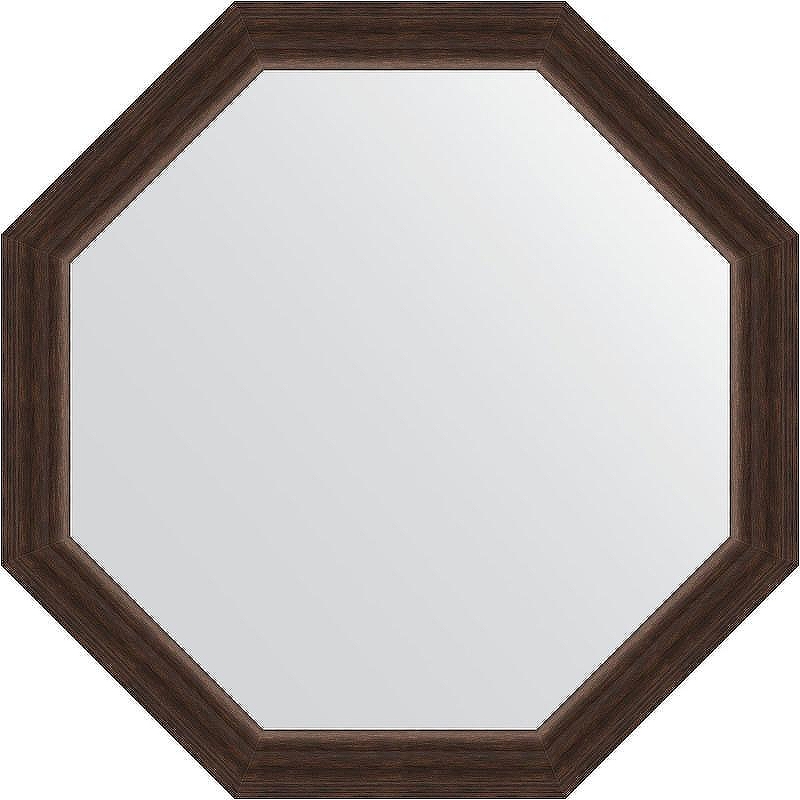 Зеркало Evoform Octagon 72х72 BY 3723 в багетной раме - Палисандр 62 мм