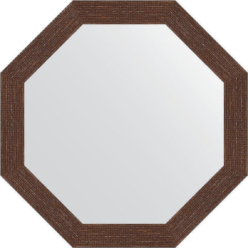 Зеркало Evoform Octagon 73х73 BY 3741 в багетной раме - Мозаика античная медь 70 мм
