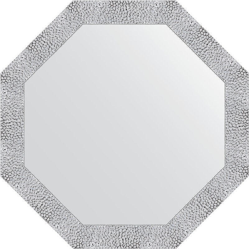 Зеркало Evoform Octagon 73х73 BY 3870 в багетной раме - Чеканка белая 70 мм