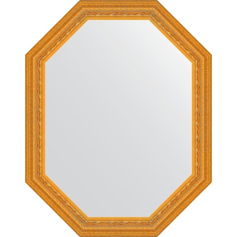 Зеркало Evoform Octagon 74x94 BY 7136 в багетной раме - Сусальное золото 80 мм