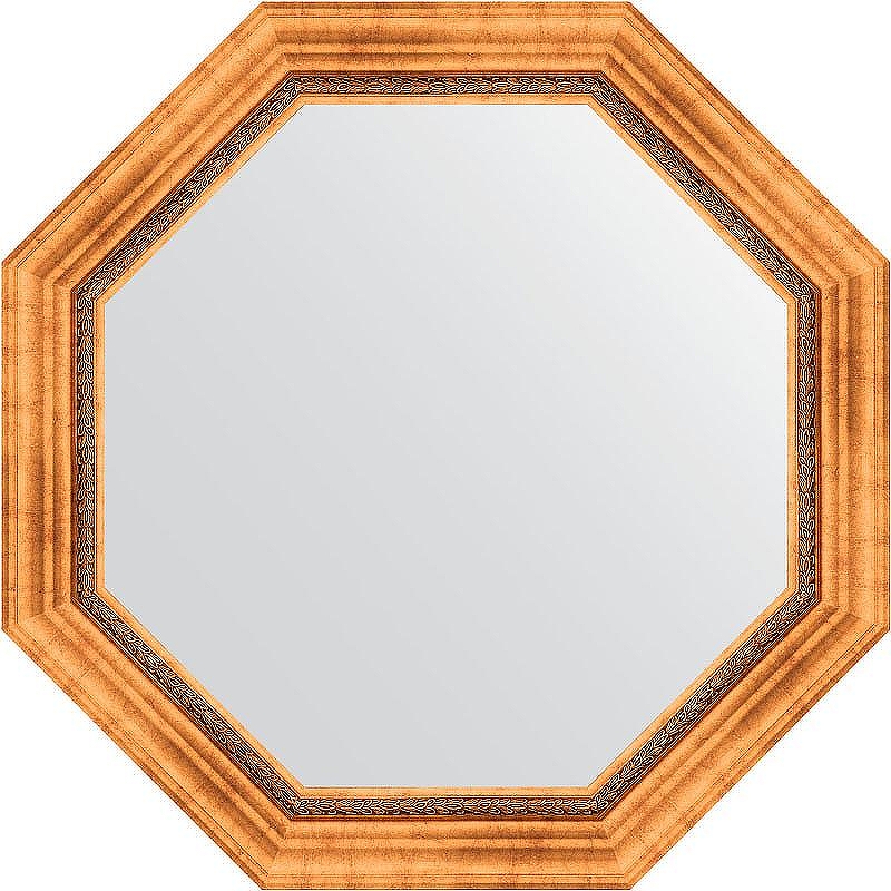 Зеркало Evoform Octagon 77х77 BY 3786 в багетной раме - Римское золото 88 мм