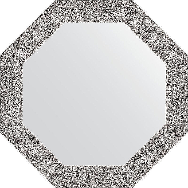 Зеркало Evoform Octagon 77х77 BY 3804 в багетной раме - Чеканка серебряная 90 мм