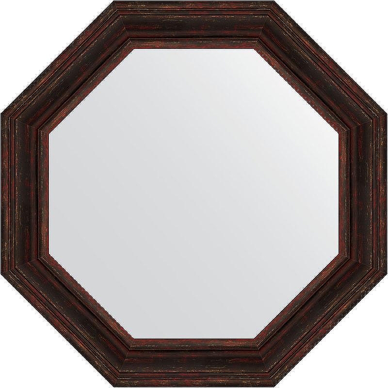 Зеркало Evoform Octagon 79х79 BY 3828 в багетной раме - Темный прованс 99 мм