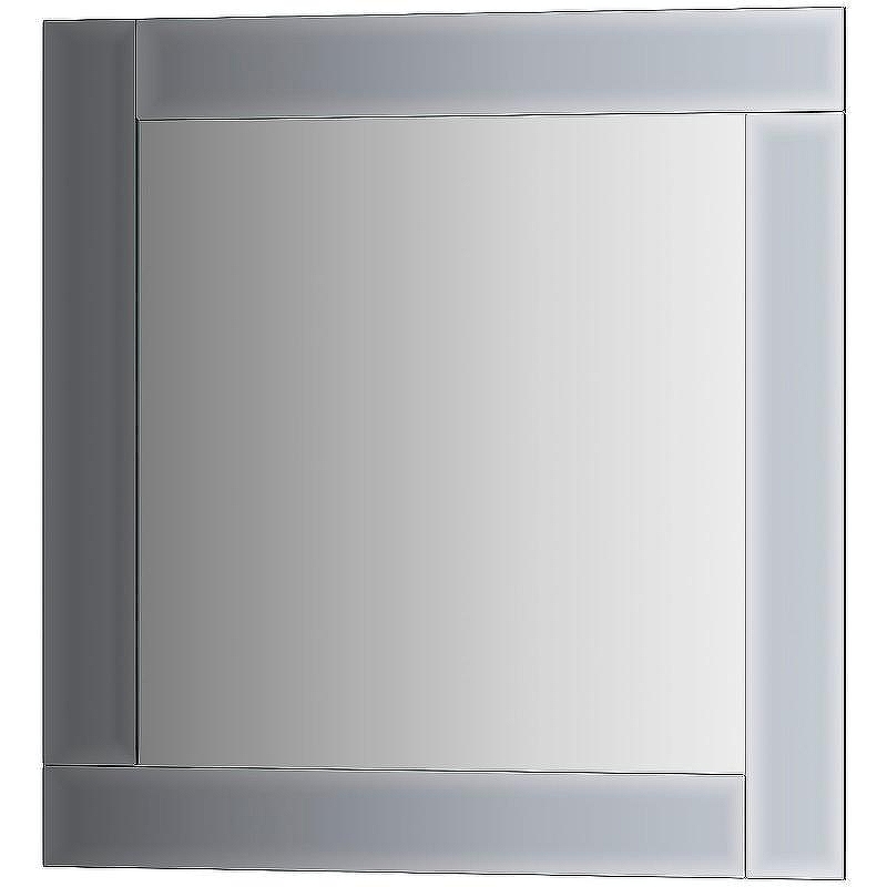 Зеркало Evoform Style 50x50 BY 0825 с зеркальным обрамлением - цвет Графит