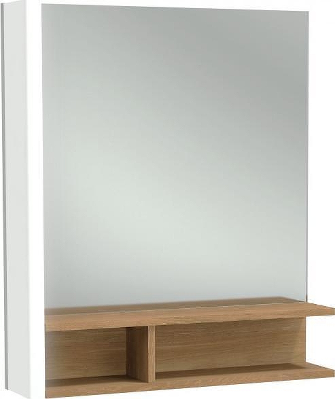 Зеркало Jacob Delafon Terrace 60 L EB1180G-NF с подсветкой цвет Светлое дерево с инфракрасным выключателем