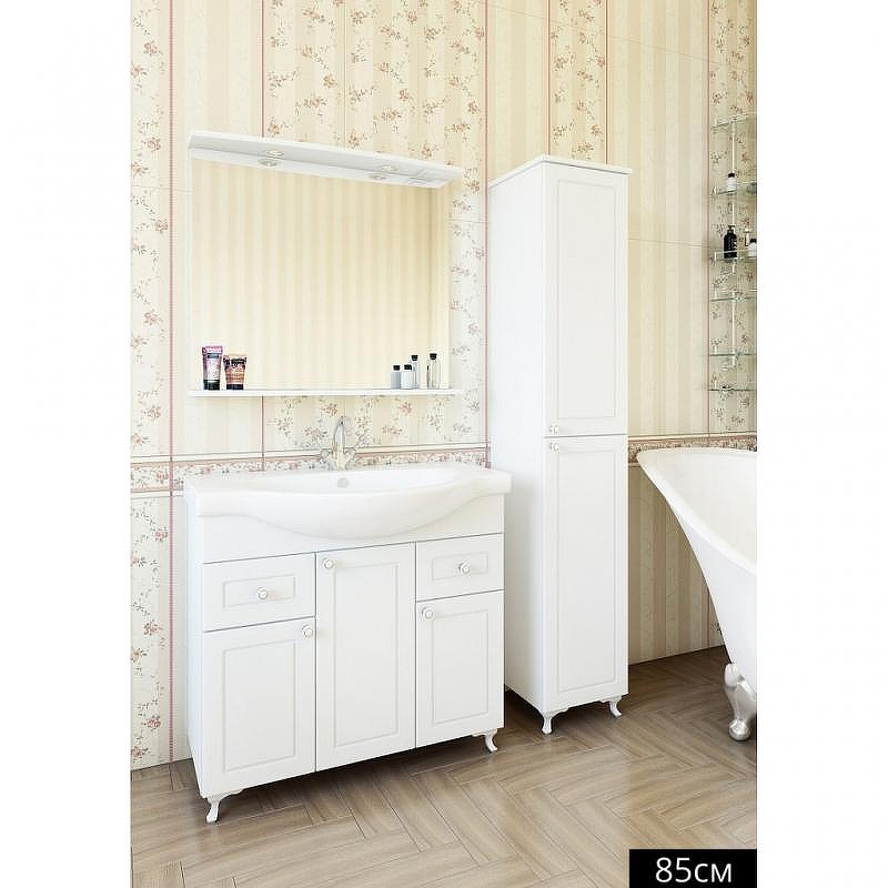 Зеркало Sanflor Софи 85 С02659 Белое