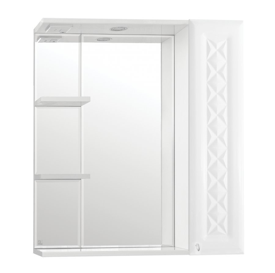 Зеркало-шкаф Style Line Канна 75/С Люкс ЛС-00000295 белый