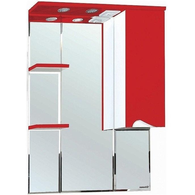 Зеркало со шкафом Bellezza Эйфория 80 R 4619113001031 с подсветкой Красное
