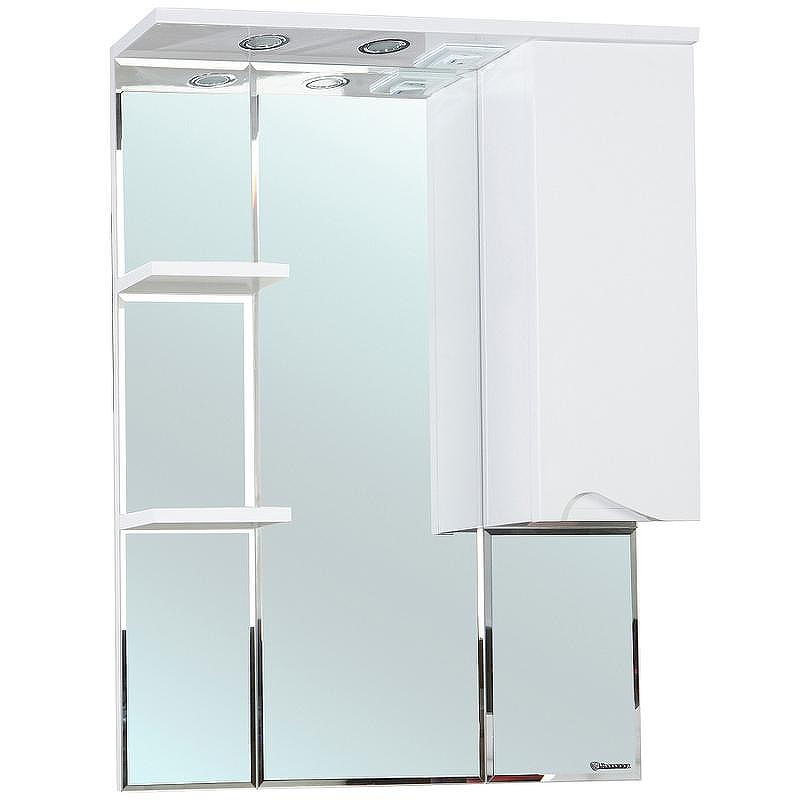 Зеркало со шкафом Bellezza Эйфория 80 R 4916113001017 с подсветкой Белое