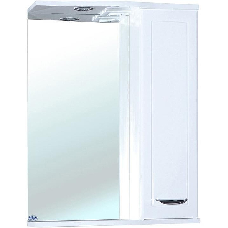 Зеркало со шкафом Bellezza Классик 60 R 4611909001010 с подсветкой Белое