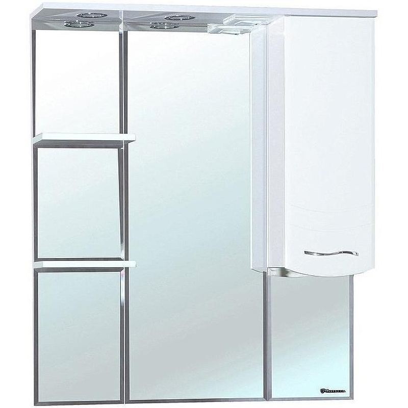 Зеркало со шкафом Bellezza Мари 75 R 4612912001011 с подсветкой Белое